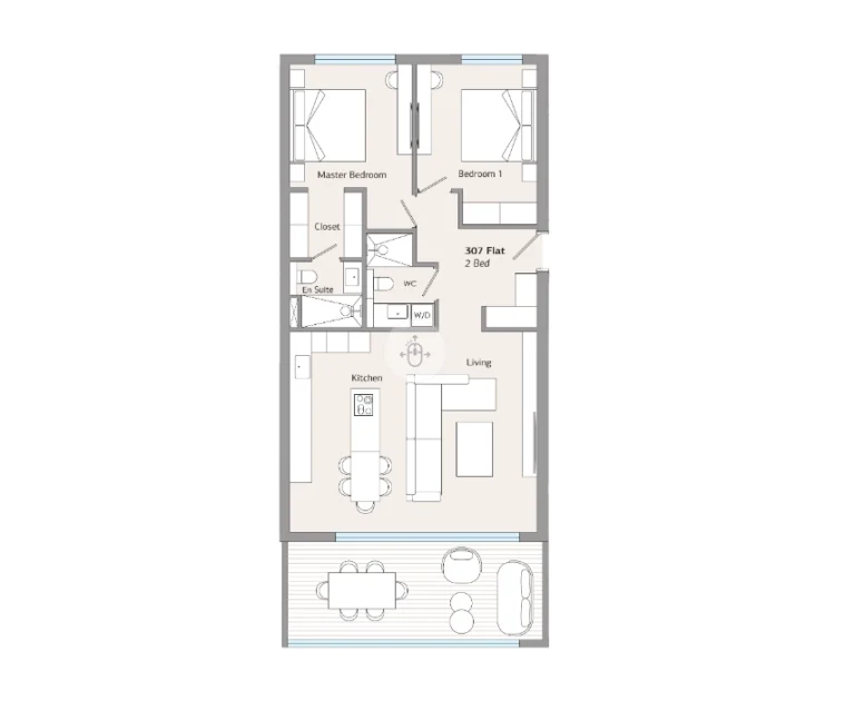 2 Bedroom Apartment for Sale in Germasogeia, Limassol District