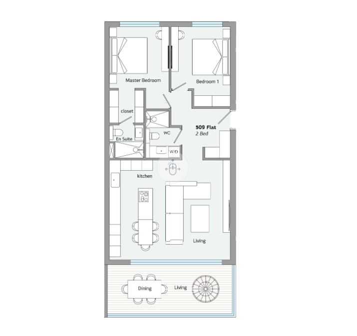 2 Bedroom Apartment for Sale in Germasogeia, Limassol District