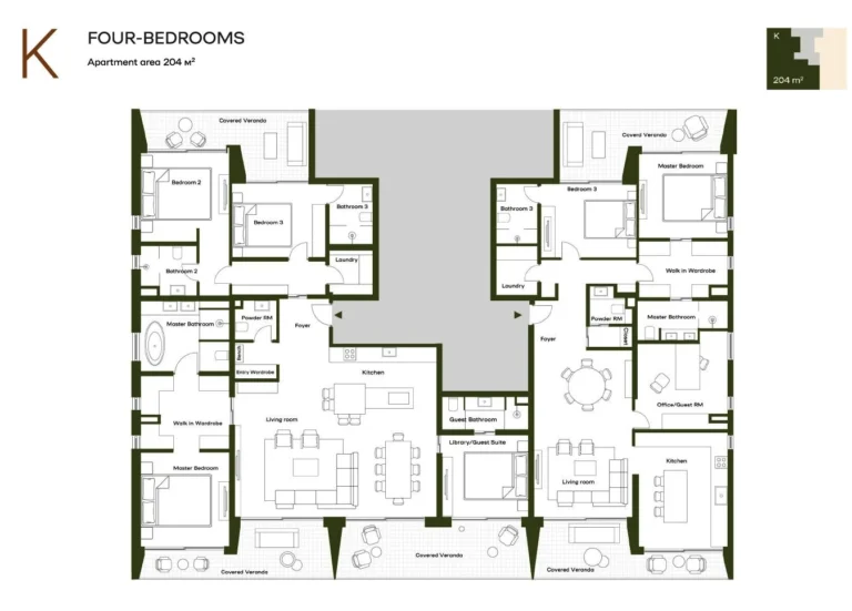 4 Bedroom Apartment for Sale in Potamos Germasogeias, Limassol District
