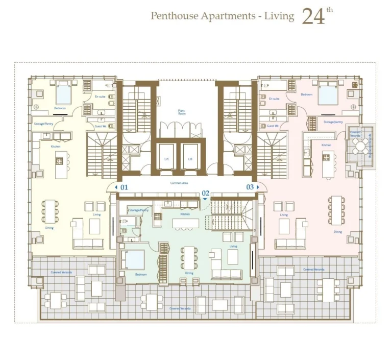 4 Bedroom Apartment for Sale in Potamos Germasogeias, Limassol District