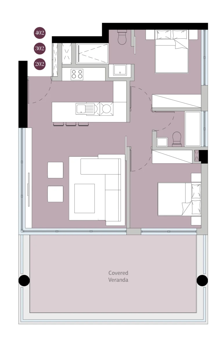 2 Bedroom Apartment for Sale in Germasogeia, Limassol District