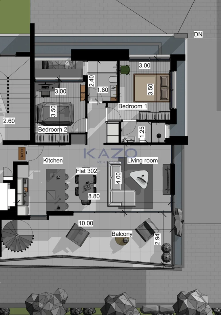 2 Bedroom Apartment for Sale in Limassol – Agia Fyla