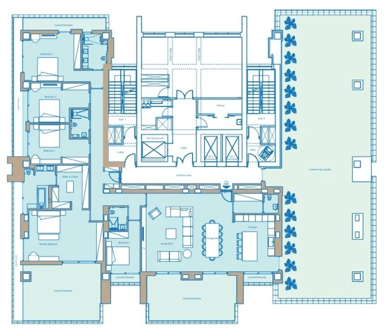 5 Bedroom Apartment for Sale in Agios Tychonas, Limassol District
