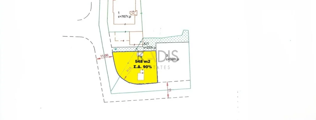 548m² Plot for Sale in Strovolos, Nicosia District
