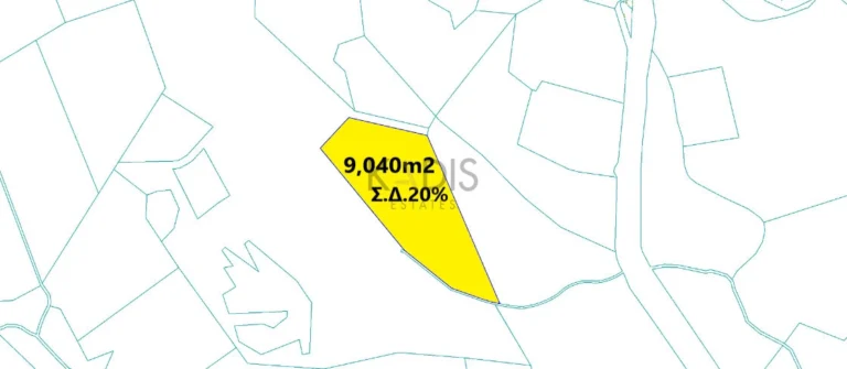 9,040m² Plot for Sale in Parekklisia, Limassol District