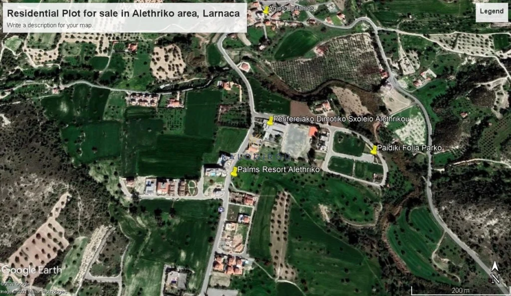 5,352m² Plot for Sale in Alethriko, Larnaca District