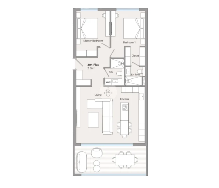 2 Bedroom Apartment for Sale in Germasogeia, Limassol District