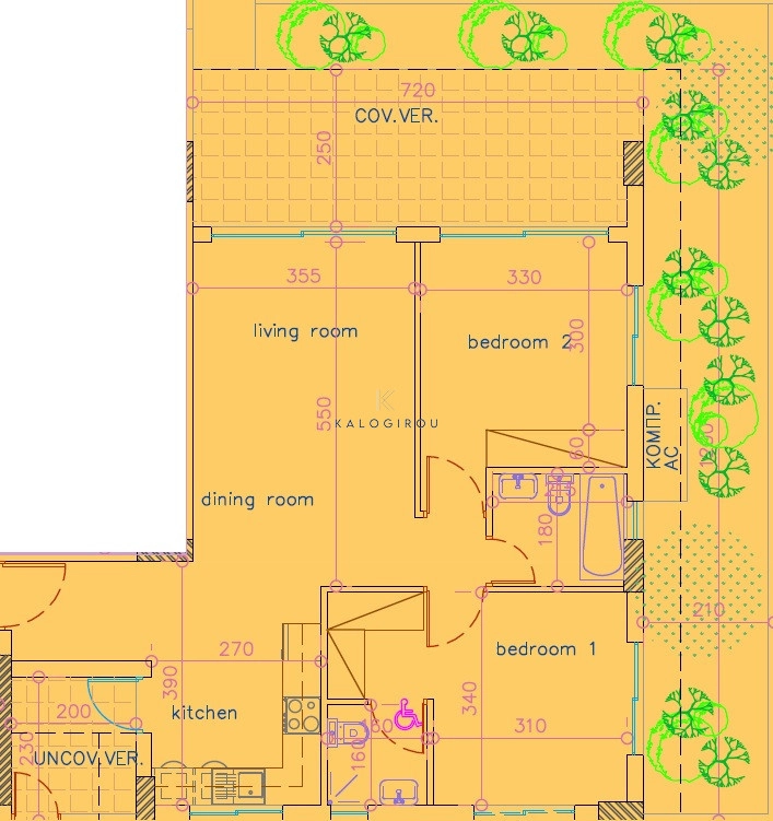 2 Bedroom Apartment for Sale in Livadia Larnakas, Larnaca District