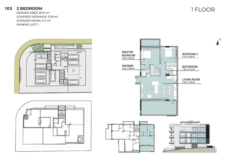 2 Bedroom Apartment for Sale in Potamos Germasogeias, Limassol District