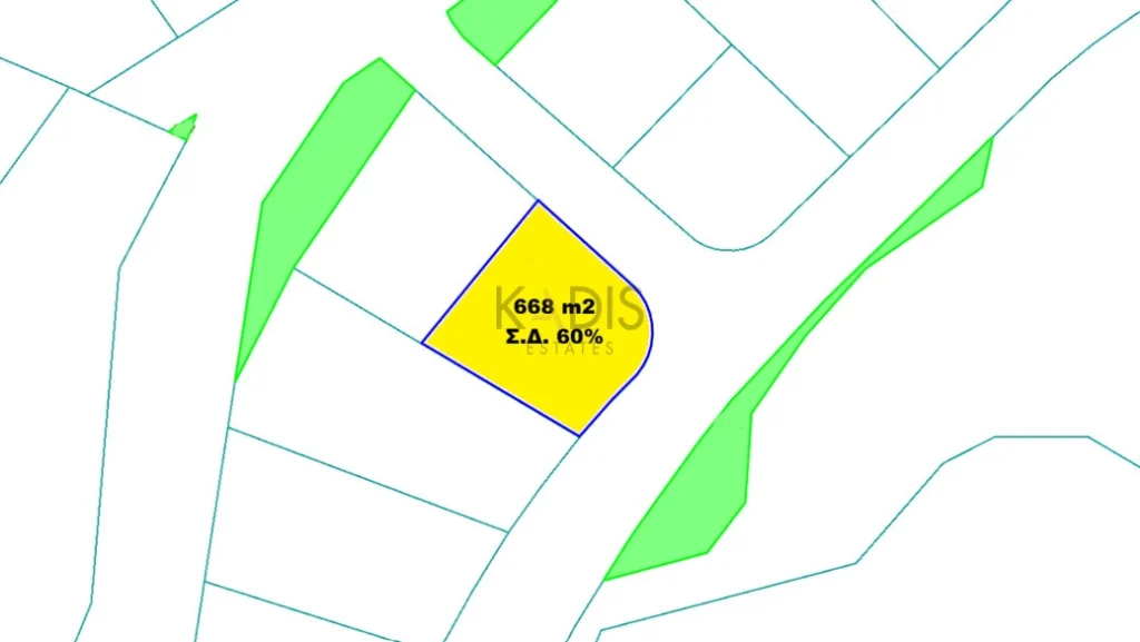 668m² Plot for Sale in GSP Area, Nicosia District